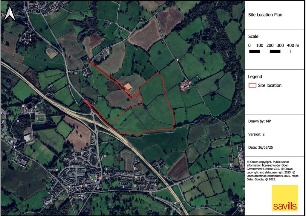 Tyn y Coed Site Map